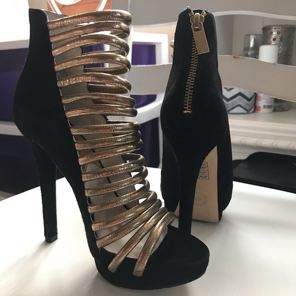 SOLD. Michael Kors Caged Platform Heel - Picture 3 of 3